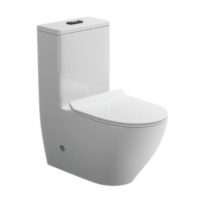 Bacia Lablanco Caixa Acoplada Monobloco Washdown Rimless Ovale Branca com Assento
