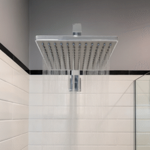 Chuveiro Lablanco em ABS Square 200x200mm Cromado com Braco (R)