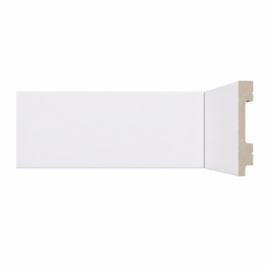 Rodapé de Poliestireno Liso Lablanco 70x15x240mm Branco Matte