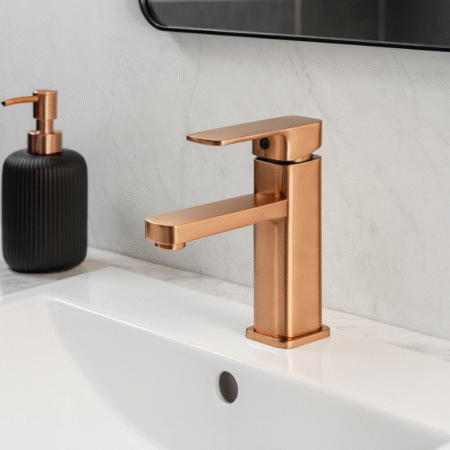 Misturador Lablanco monocomando Banheiro Bica Baixa Rose Gold