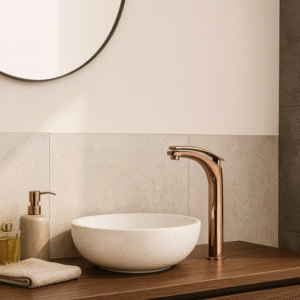 Misturador Lablanco monocomando Banheiro Bica Alta Rose Gold