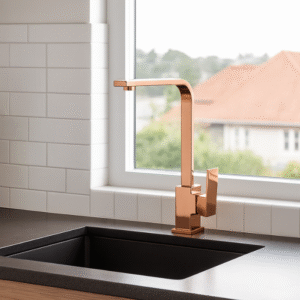 Misturador Lablanco Monocomando Cozinha Bica Alta Rose Gold