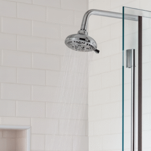 Chuveiro Lablanco em ABS Circolare 125mm 10 Funcoes Cromado com Braco (R)