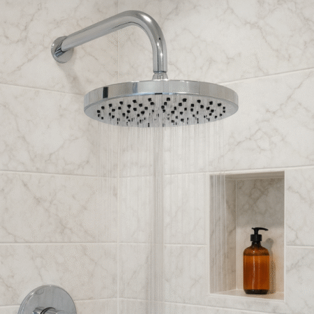 Chuveiro Lablanco em ABS Circolare 300mm Cromado com Braco (R)
