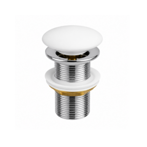 Válvula Click Lablanco 4cm para Cuba 1.1/4 Branco Matte