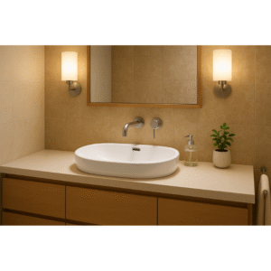 Cuba Lablanco Banho Art Basin Branca Semi Embutir (600x400x180mm)