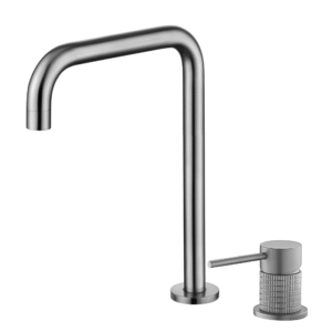 Misturador Lablanco Monocomando Imperium Aco Inox 304 Banheiro Cozinha Bica Alta Grafite