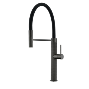 Misturador Lablanco Monocomando Aco Inox 304 Cozinha Bica Movel e Retratil Grafite
