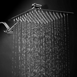 Chuveiro Lablanco em Aco Inox 304 Square - 200x200mm Cromado com Desviador