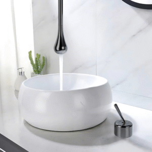 Misturador Lablanco Monocomando Bellagio Aco Inox 304 Banheiro de Teto Escovado Grafite