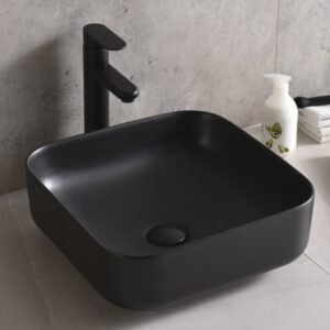 Cuba Lablanco Banho Art Basin 400x400x135mm Preta Matte (R)