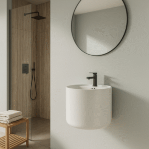 Cuba Lablanco Banho Art Basin Branca Suspensa (450x450x380mm)