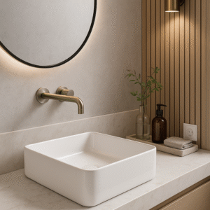 Cuba Lablanco Banho Art Basin Branca (370x370x135mm)