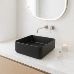 Cuba Lablanco Banho Art Basin Preto Matte (370x370x135mm)