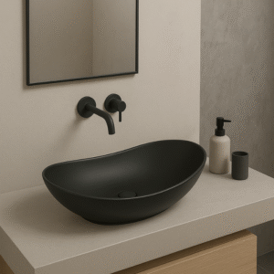 Cuba Lablanco Banho Art Basin Preto Matte (520x320x150mm)