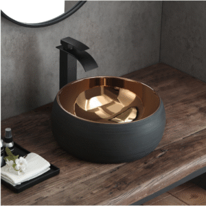 Cuba Lablanco Banho Art Basin Rose Gold (400x400x150mm)