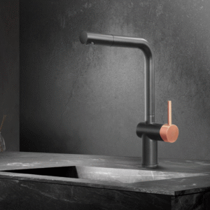 Misturador Lablanco Monocomando Aco Inox 304 Cozinha Bica Movel Preto Rose Gold