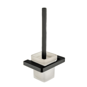 Escova de Bacia com Suporte Aco Inox 304 Lablanco Semi Round Preto Matte (R)