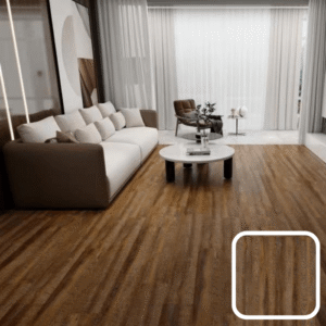 Piso Vinilico Lablanco 3mm Colado Imbuia, Capa de uso 0,3mm (177,8x1219,2cm-3,47m2/CX) (R)