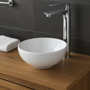 Misturador Lablanco Monocomando Aço Inox 304 Banheiro Bica Alta Cromado Cromado