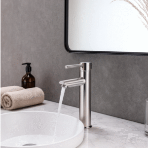 Misturador Lablanco Monocomando Aço Inox 304 Banheiro Bica Alta Cromado Cromado