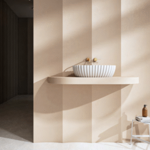 Cuba Lablanco Solid Surface Branco Matte - 600x350x160mm (R)