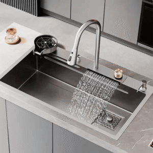 Cuba Lablanco Smart em Aco Inox 201 Square com Torneira e acessorios (680x450x220mm)  - Outlet sem Garantia