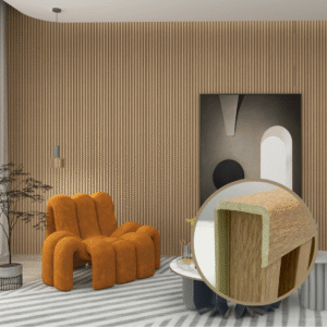 Acabamento L Tauari Painel Ripado Lablanco formato 25x25x2900mm - Valor por peca (R)