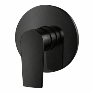 Acabamento Monocomando Chuveiro Lablanco Round Matt Black