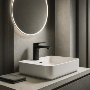 Misturador Lablanco Monocomando Domus Aco Inox 304 Banheiro Bica Baixa Grafite