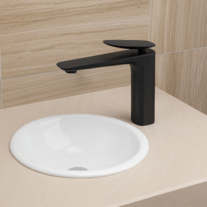 Misturador Lablanco Monocomando Flow Aco Inox 304 Banheiro Bica Baixa Preto Fosco