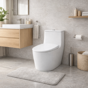 Bacia Lablanco Caixa Acoplada Monobloco Sifonica Rimless Branca com Assento P