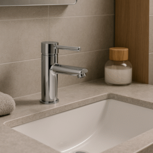 Misturador Lablanco Monocomando Aço Inox 304 Banheiro Bica Baixa Cromado Cromado