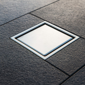 Ralo Linear Lablanco Corpo em Inox 304 Oculto/Tampa Escovada 15x15cm Smart