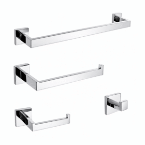 Kit Acessorios de Banho Lablanco Cromado Polido – 4 Peças