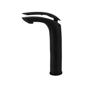 Misturador Monocomando Lablanco de Mesa Bica Alta Semi Round Curve Preto Matte