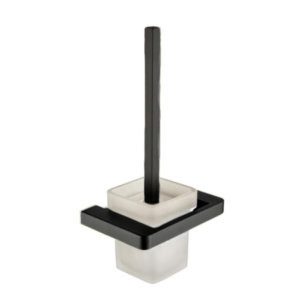 Escova de Bacia com Suporte Aco Inox 304 Lablanco Semi Round Preto Matte (R)