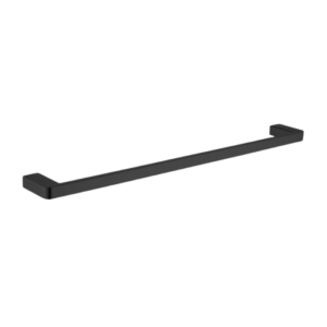 Porta Toalha Simples Aco Inox 304 Lablanco 60cm Semi Round Preto Matte (R)