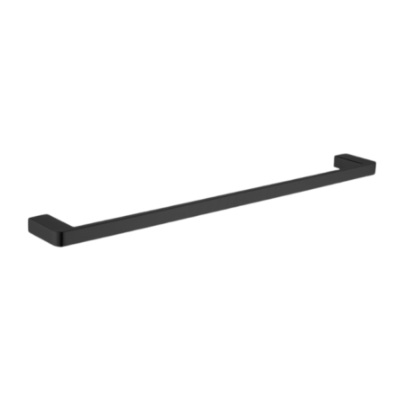 Porta Toalha Simples Aco Inox 304 Lablanco 60cm Semi Round Preto Matte (R)