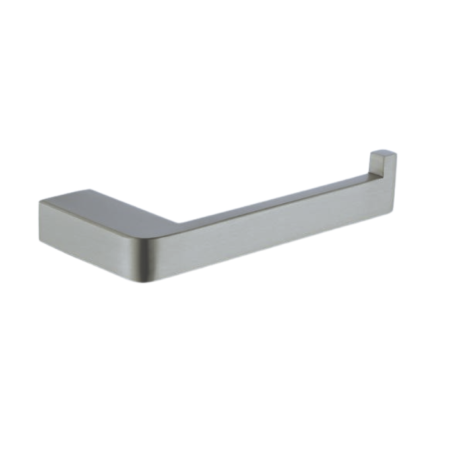 Porta Papel Simples Aco Inox 304 Lablanco Semi Round Níquel Escovado